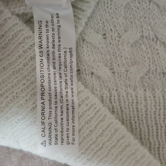 Cozy Casual. NWT. White Knit Sweater Crew Neckline Mixed Pattern Knit Size 2X/3X - Picture 13 of 16